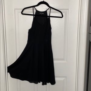 black cocktail dress